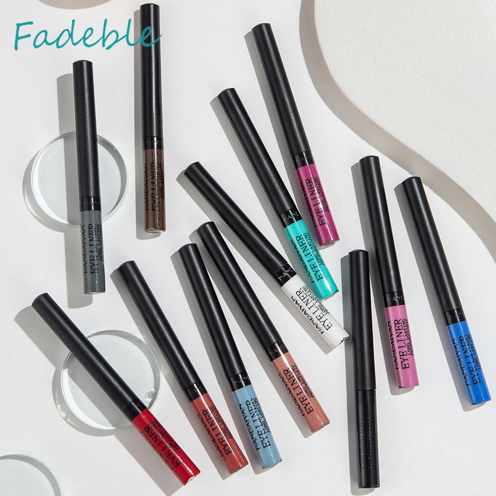 Set 12 Bút Kẻ Mắt Nhanh Khô Chống Thấm Nước Không Nhòe