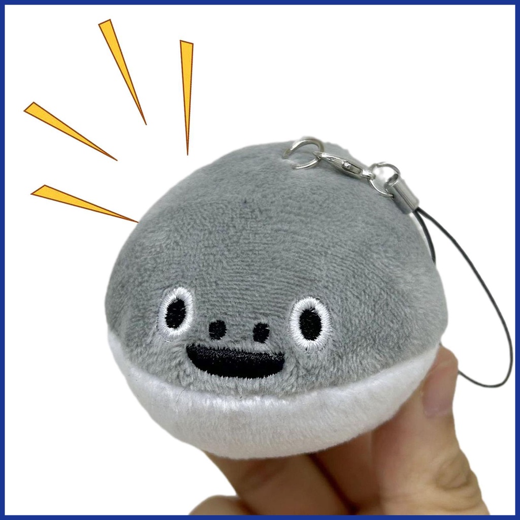 Cá Nhồi Bông Mềm Mại Có Âm Thanh Sacabambaspis Gắn Móc Khóa Giúp Thư Giãn Dễ Thương