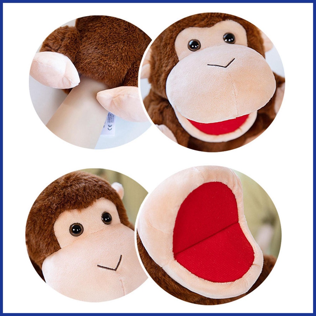 Thú Nhồi Bông Hình Động Vật Mềm Mại Dễ Thương Cho Bé