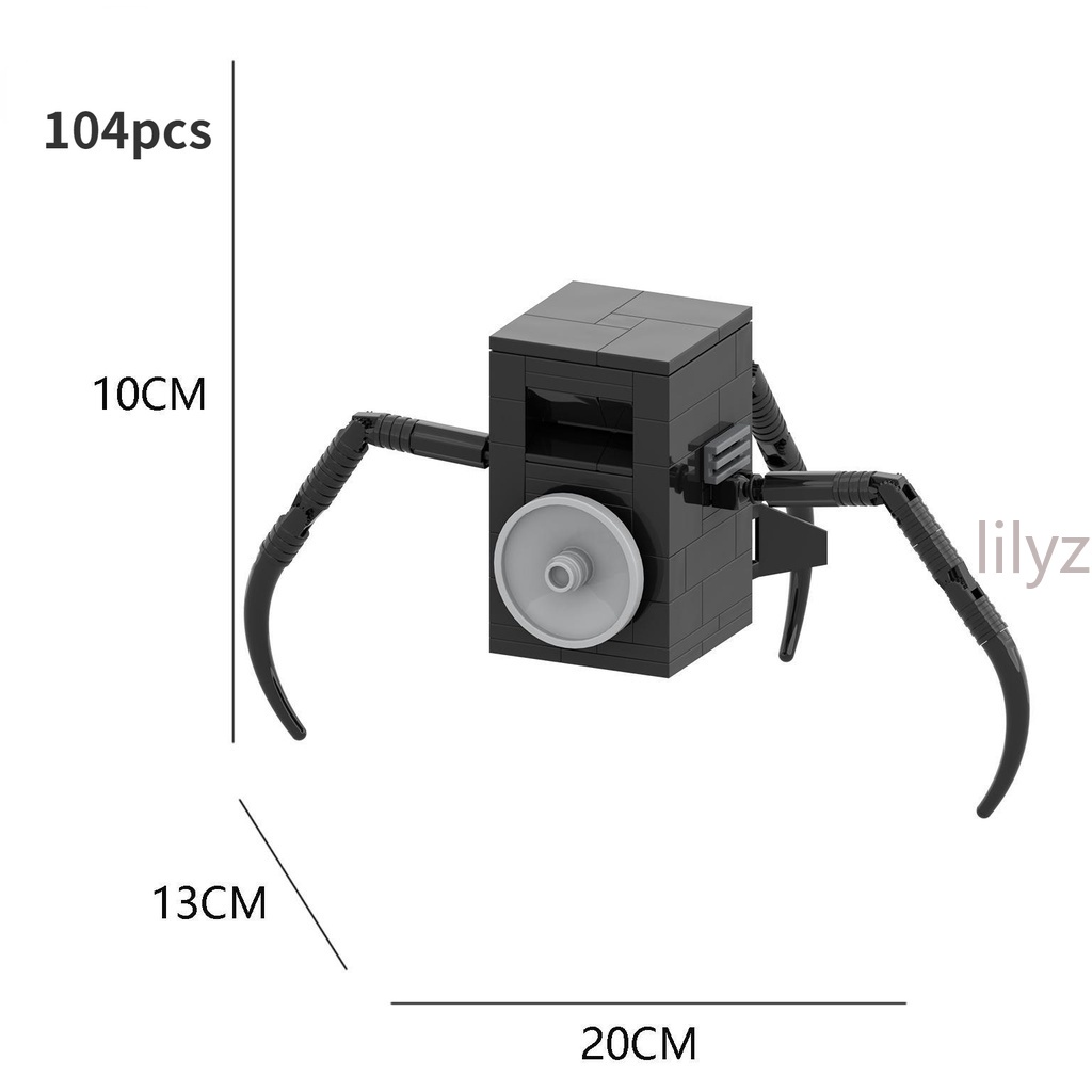 Skibidi Bộ Đồ Chơi Lắp Ráp Toilet Man Vs Monitor The Audio and Camera Làm Quà Giáng Sinh Cho Bé