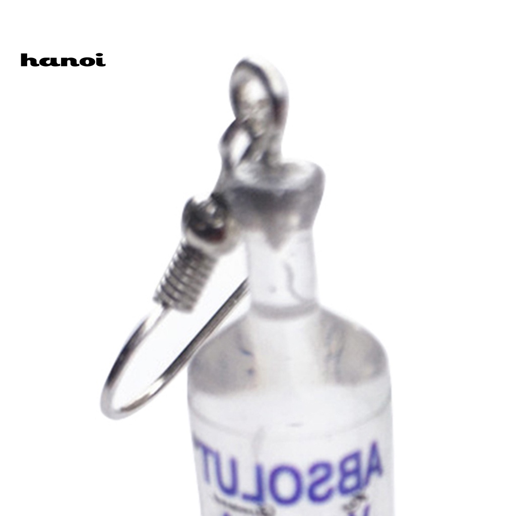 1 Đôi Bông Tai Hình Chai Nước Mini Dễ Thương