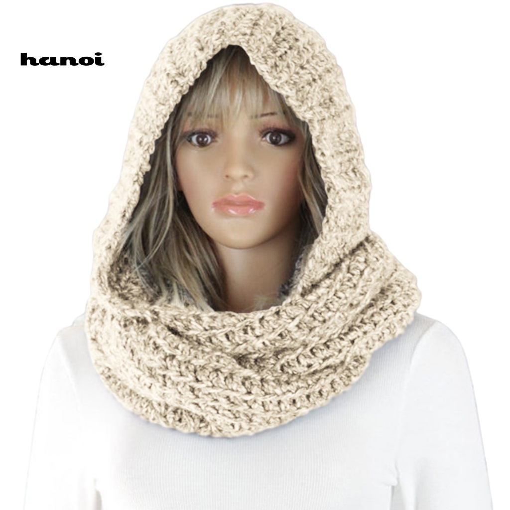 Mũ Len Trùm Đầu Màu Sắc Thời Trang Cho Nữ