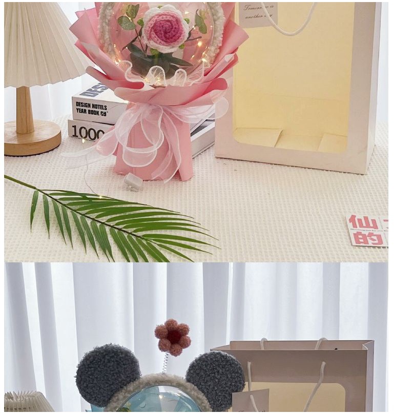 Bó hoa sinh nhật ngày lễ tình nhân, bó hoa dệt tay, quà sinh nhật cho bạn gái bạn gái