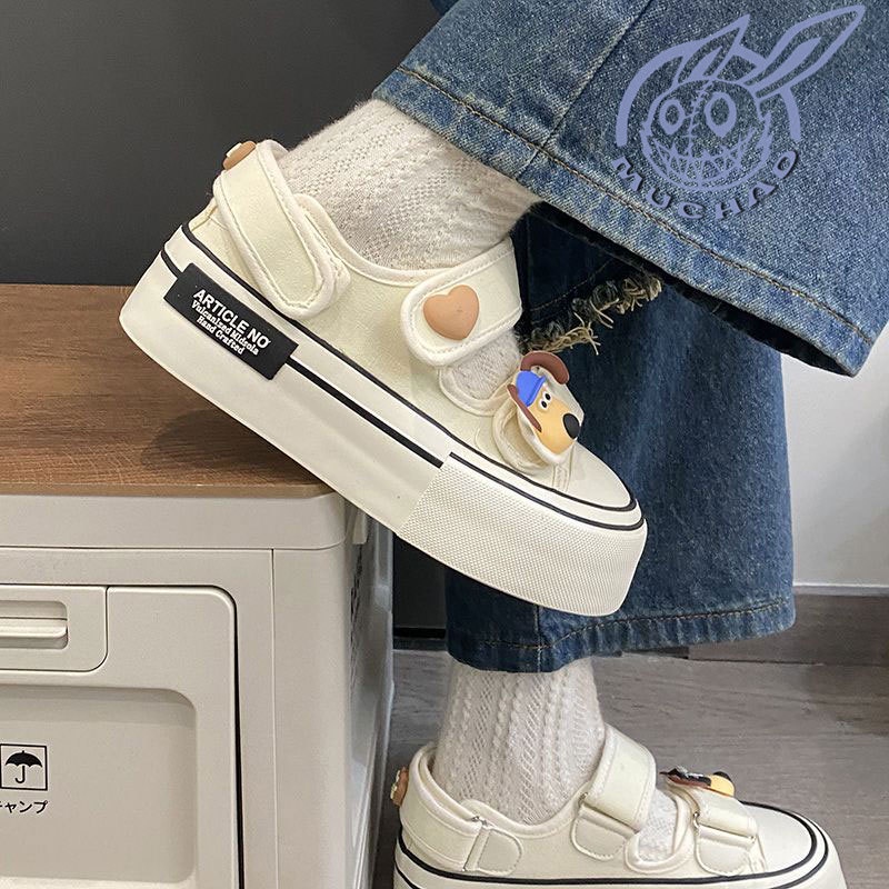 MUCHAO Giày Thể Thao Dệt Kim Phong Cách Hàn Quốc Thời Trang Cho Nữ