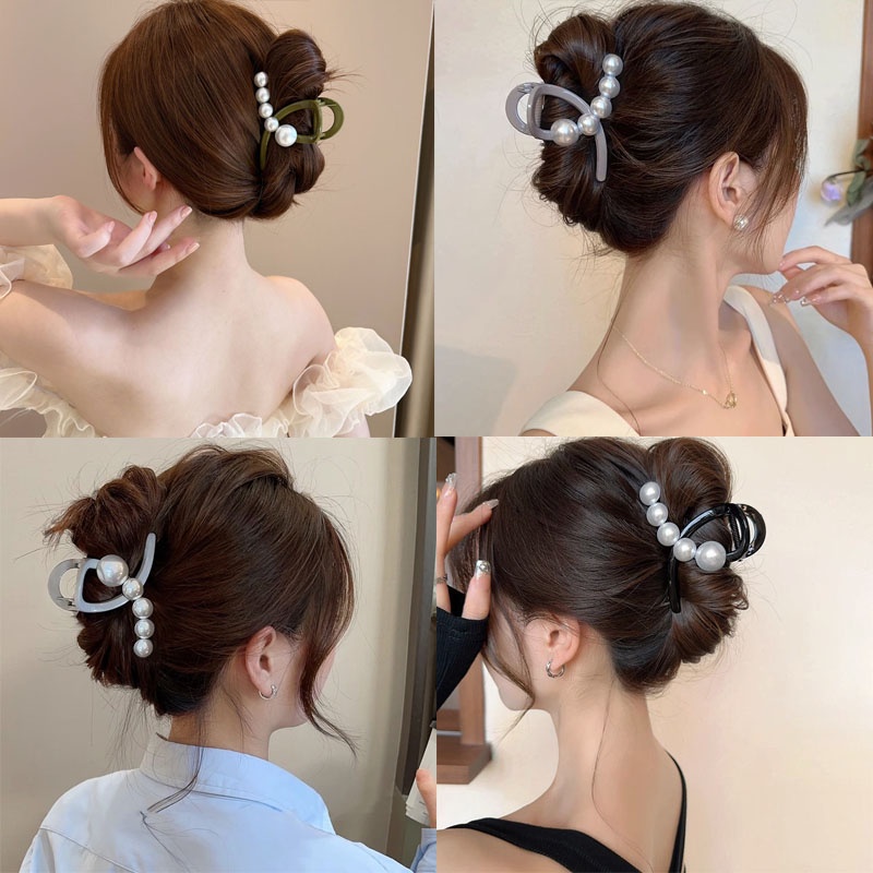 Kẹp Tóc Hình Cá Mập Bằng Nhựa Acrylic Phong Cách Mới 2023