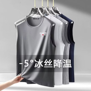 Áo thun ba lỗ thể thao họa tiết rằn ri thoáng khí nhanh khô cho nam
