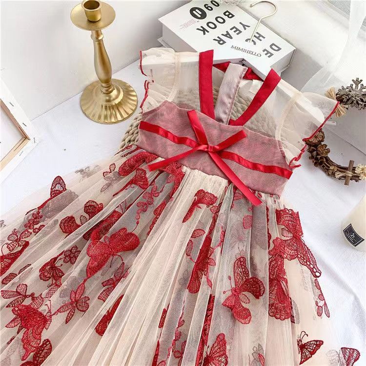 Đầm Công Chúa Phong Cách Trung Hoa Mới 2023 Cho Bé Gái