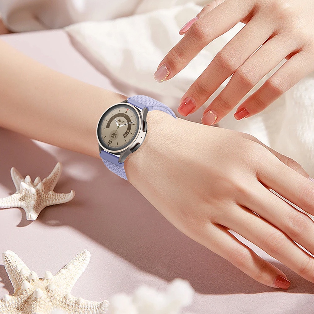 Dây Đeo Nylon 20mm 22mm Cho Đồng Hồ Thông Minh Samsung Galaxy Watch 4 3 6 5 Pro Classic Active 2 Huawei 4 GT 2 3