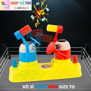 Đồ Chơi Võ Sĩ Song Đấu Size To - Battle Game - Đồ chơi đối kháng đấu sĩ đập lò xo