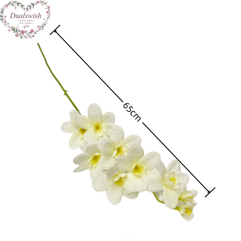Hoa Lan Giả Hai Cánh Dùng Trang Trí Nhà Cửa / Tiệc Cưới / Giáng Sinh
