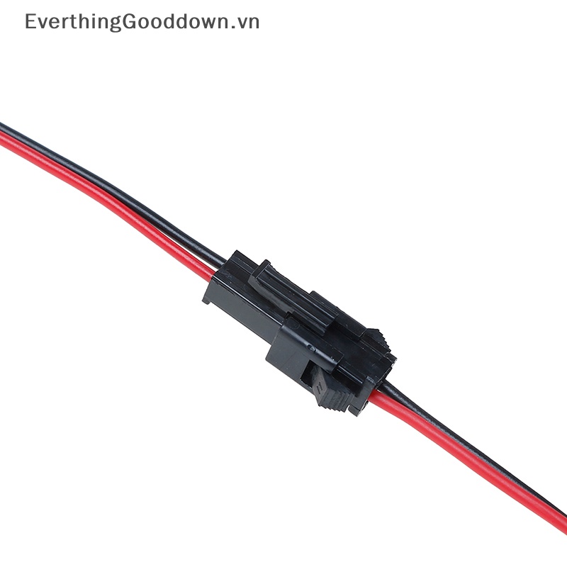 Everthinggooddown 10 Bộ 10 Đầu Nối Dây JST SM 2pins male Sang female vn