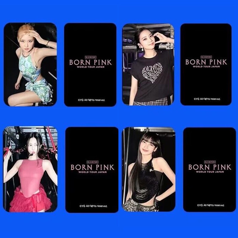Set 4 Tấm Ảnh Lomo Card Nhóm Nhạc Blackpink Nhật Bản