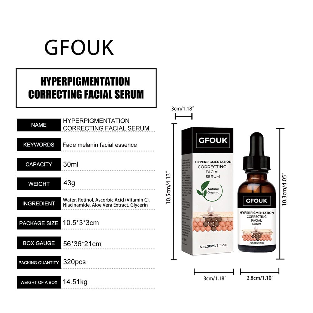 Serum điều chỉnh sắc tố da mặt JULYSTAR giảm vết thâm hàng ngày