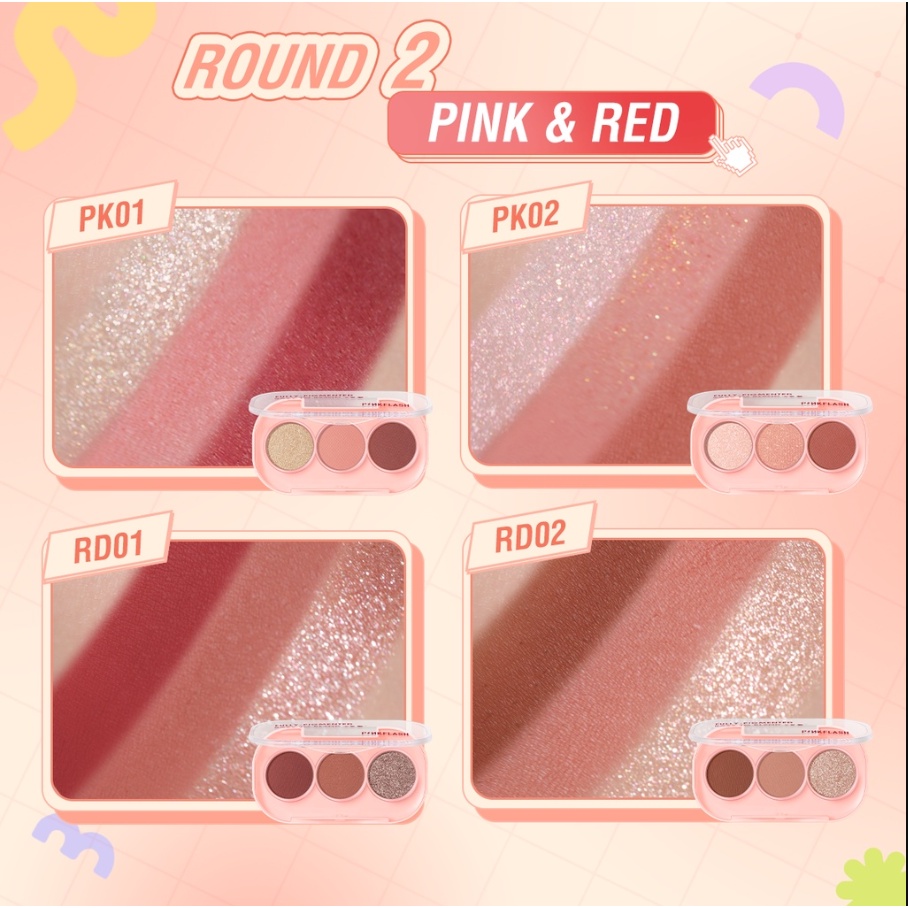 Bảng phấn mắt PINKFLASH tông màu hồng sắc tố cao lâu trôi 11 màu tùy chọn 60g E23