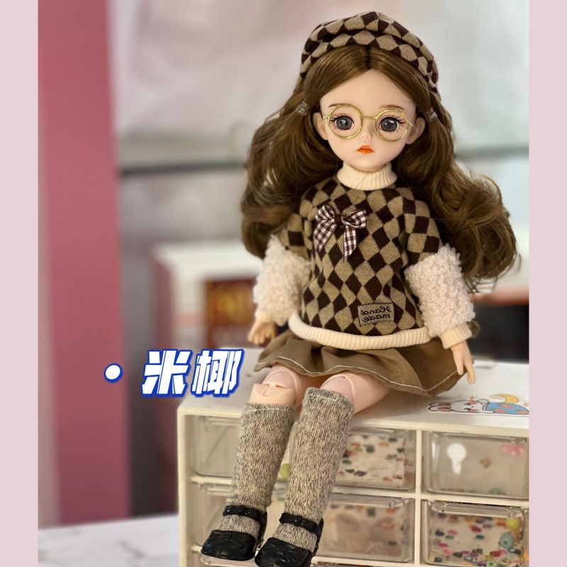 Búp Bê BJD 30cm 20 Khớp Nối Có Thể Tháo Rời Thời Trang Cho Bé Gái 1 / 6