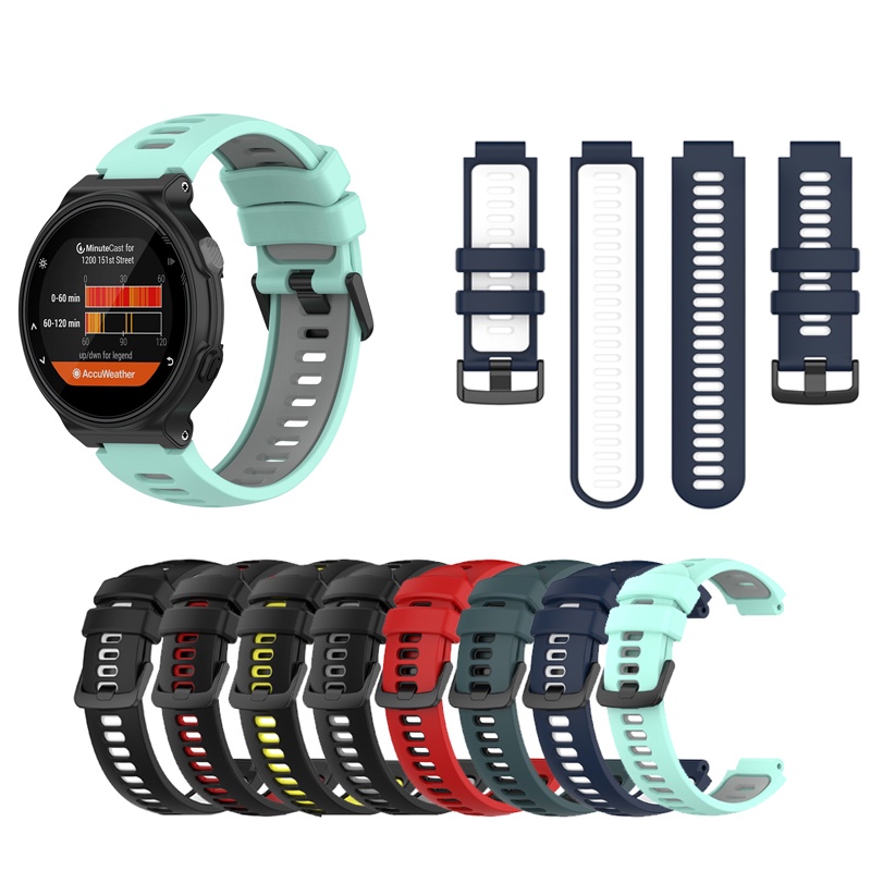 Dây Silicone Thay Thế Cho ĐồNg Hồ Garmin Forerunner 735XT 220 230 235 620 630