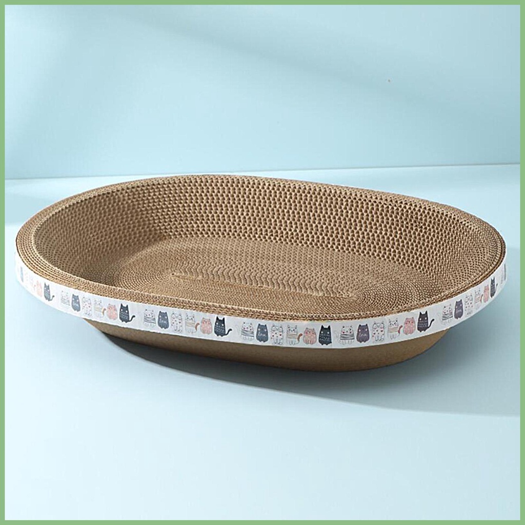 Tấm Bảng Cào Móng Cho Mèo Hình Oval Độ Chính Xác Cao pexu1vn