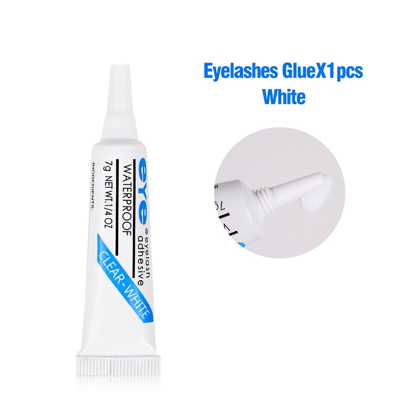 Keo Dán Lông Mi Chống Thấm Nước Màu Trắng Đen Thời Trang