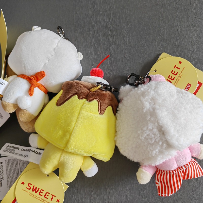 Móc Khóa Búp Bê Nhồi Bông Tata Rj Chimmy Cooky Shooky Mang Koya Món Tráng Miệng