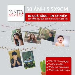 [IN ẢNH] 50 card in theo yêu cầu cắt sẵn- Giấy ảnh loại tốt- Cán nhám
