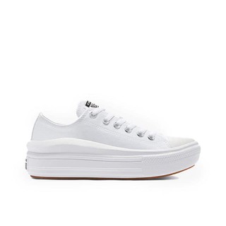 Converse Chuck Taylor All Star Move Canvas Platform Women's Sneakers - White/White/White