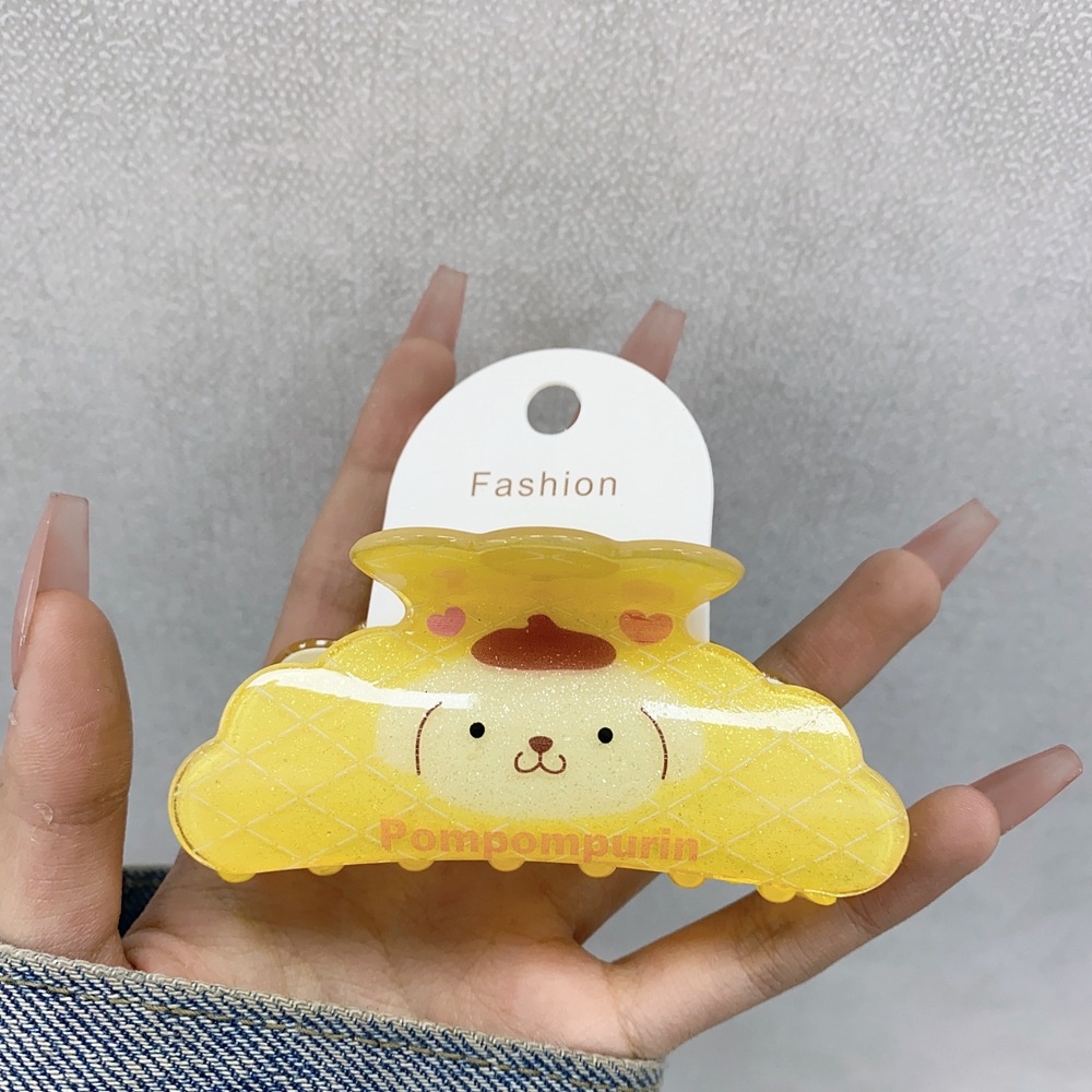 Kẹp Tóc Hoạt Hình Dòng Sanrio Của Nhật Bản Kurumi Dễ Thương Kẹp Tóc Lớn Lấy Trái Tim Bé Gái .
