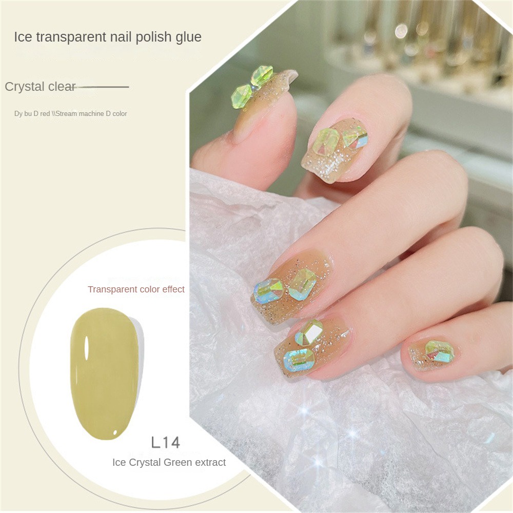 Tiệm làm móng đặc biệt 15ml chai lớn keo dán móng váy máy khoan đá màu tưởng tượng liệu pháp ánh sáng keo .pikalu