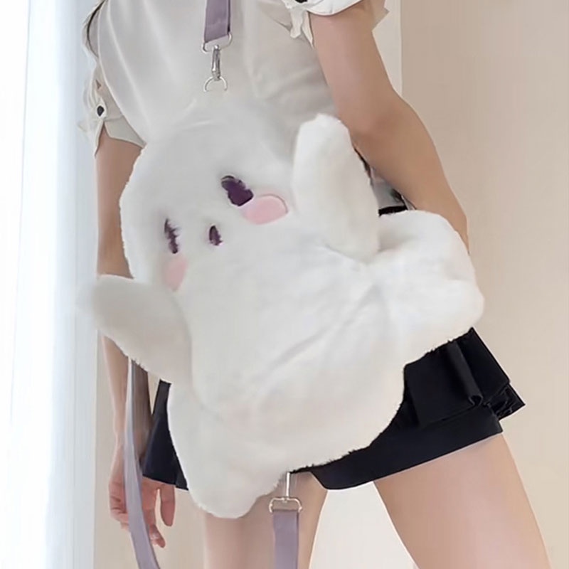 Mr.puffer Ba Lô Hình Búp Bê Nhồi Bông Ma Hoạt Hình Nhật Bản Dễ Thương Cá Tính Cho Nữ