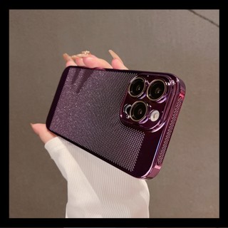 Vỏ điện thoại di động làm mát mạ điện sang trọng cho iphone 14 13 12 11 pro max x xs max xr 7 8 plus 12 13 pro 14 plus 11 pro max vỏ điện thoại chống sốc pc cứng cho iphone 14 pro max
