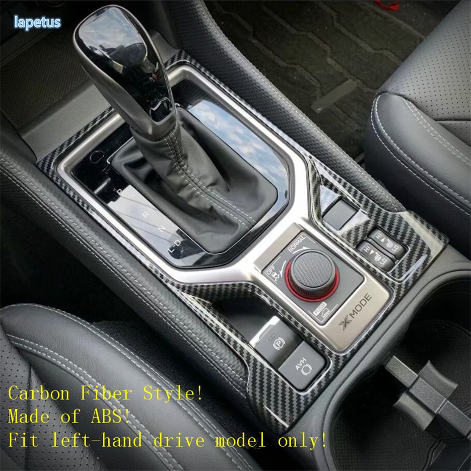 Bộ trang bị lại nội thất bằng sợi carbon đầu đèn đọc sách dashbaord air outlet cover trim cho subaru forester 2018 - 2023 phụ kiện