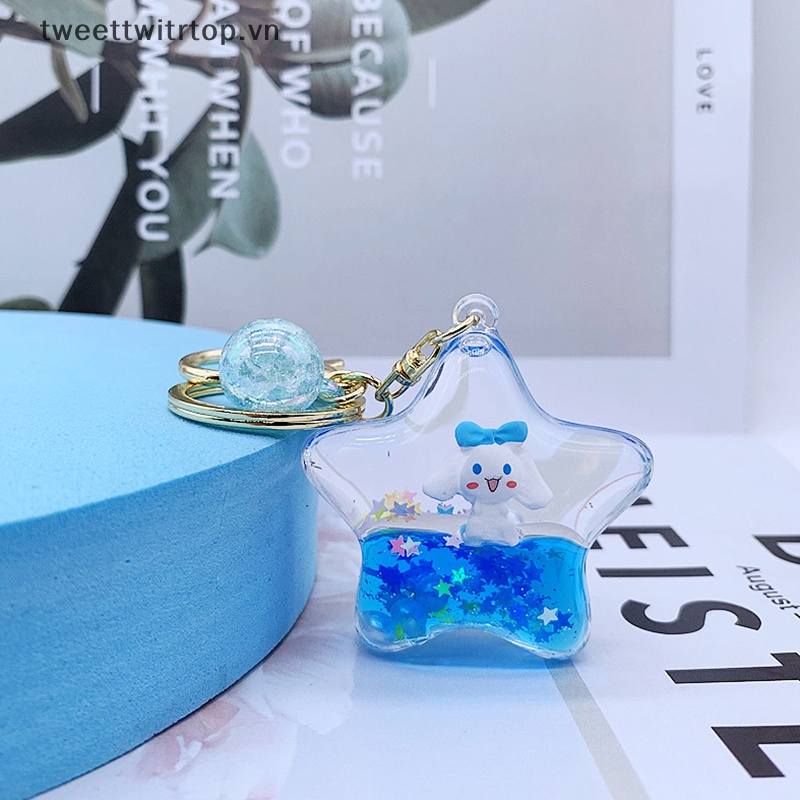 SANRIO Trtop Móc Khóa acrylic Họa Tiết Hoạt Hình Chó cinnamon Đáng Yêu Sáng Tạo vn
