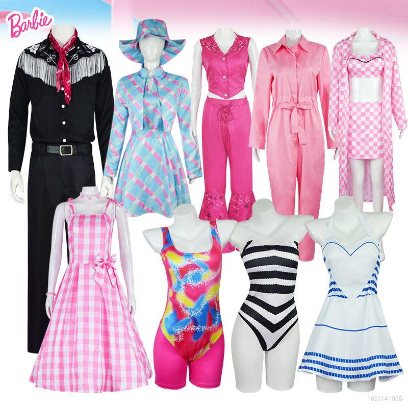 Phim mát mẻ barbie ken suit cosplay trang phục dress mũ người đàn ông phụ nữ sand party đồ bơi đồ bơi đi biển halloween nhập vai mới