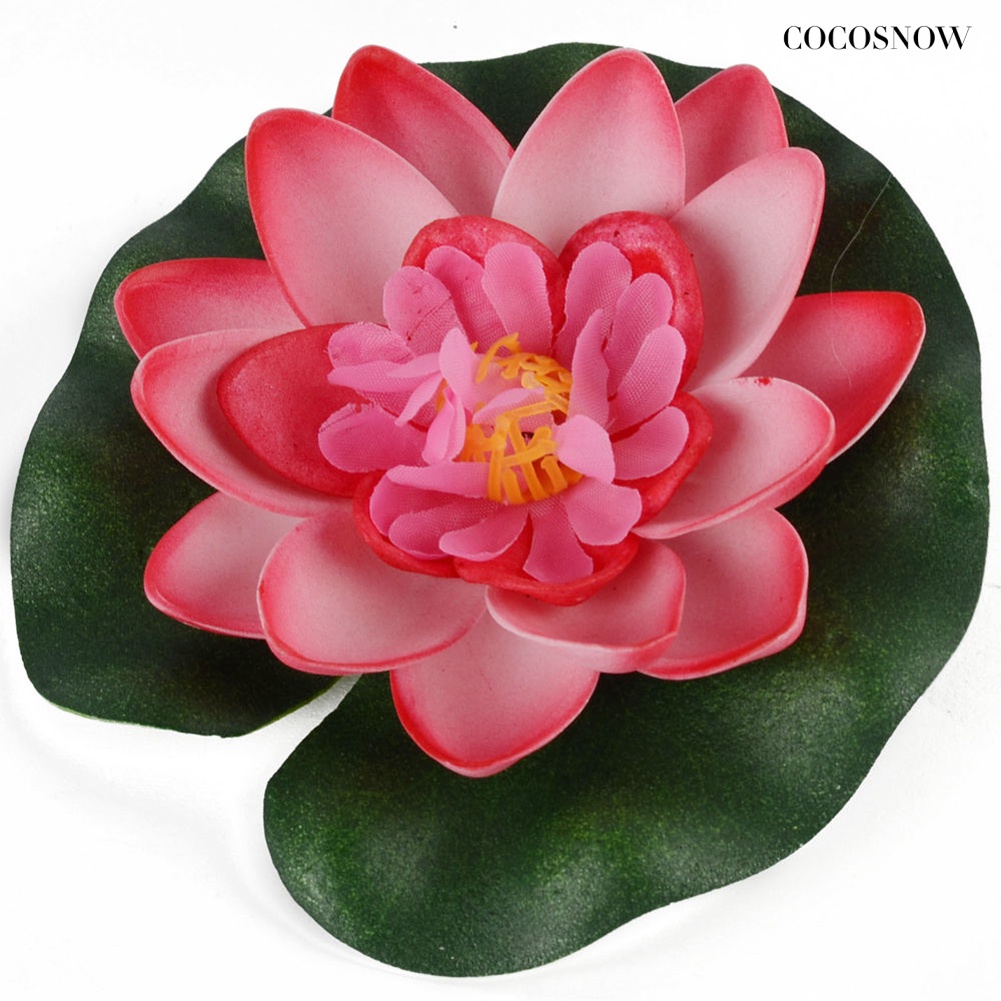 Hoa súng nhân tạo hoa sen nổi trang trí bể cá sân nhà