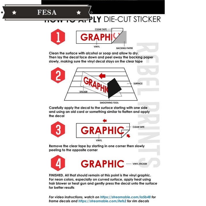 Decal nhãn dán sử thi s-works chuyên dụng cho xe đạp leo núi và xe đạp đường trường và fixie