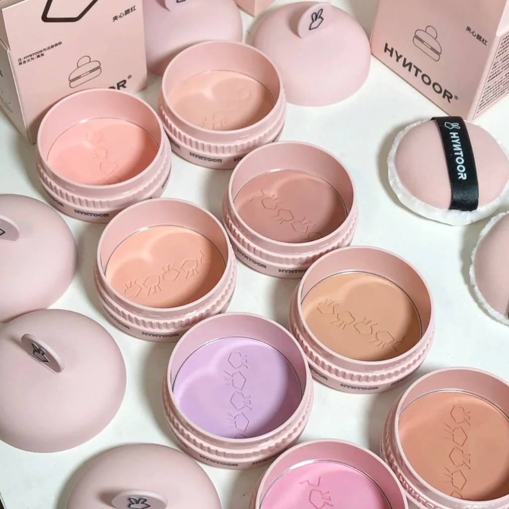 Phấn má nén Hyntoor thỏ hồng
