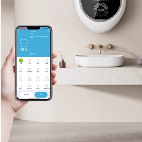 Máy giặt treo tường thông minh MiniJ G1-ZB 2.5kg, Kết nối APP điện thoại. Sang trọng cho mọi gia đình