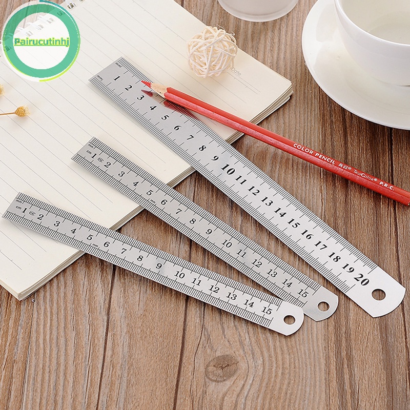 Cặp Thước Đo Hai Mặt Bằng Thép Không Gỉ 15-30cm vn