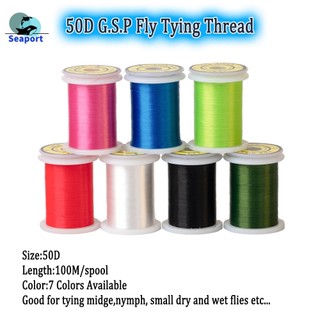50d gsp fly tying thread độ bền kéo cao polyethylene floss fly tying vật liệu