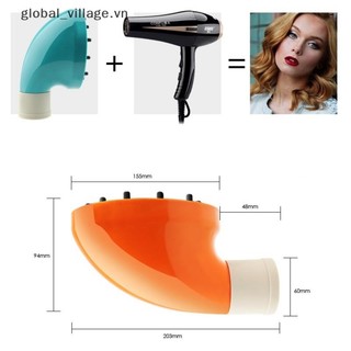 [global_village] Universal hair diffuser profession blow dryer head diffuser tóc xoăn gợn sóng [vn]