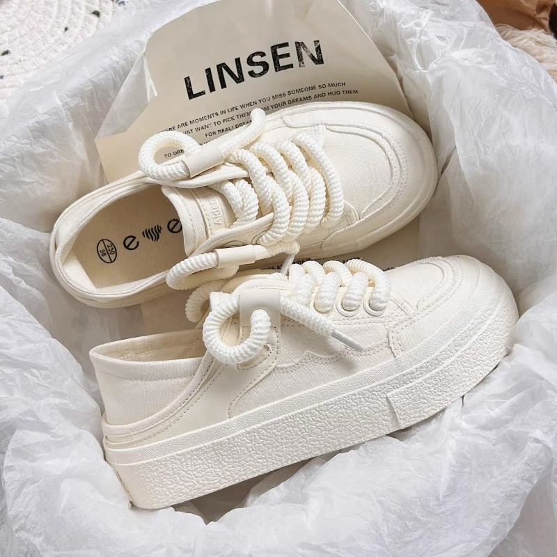 GIÀY ULZZANG SỢI TO SNEAKER NỮ SINH, CÔNG SỞ PHONG CÁCH HÀN QUỐC, MANG ĐI DU LỊCH, ĐI HỌC ĐI LÀM