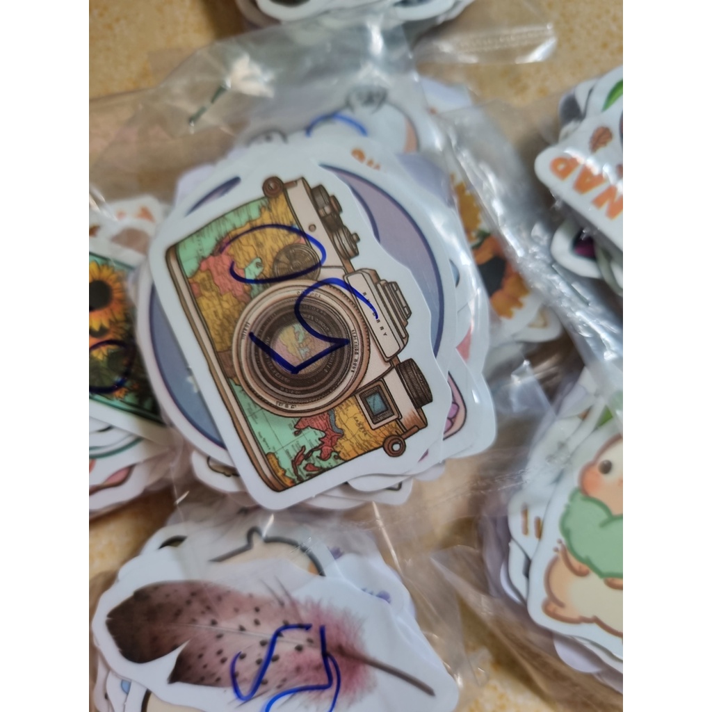 Hình Dán Sticker Mix Ngẫu nhiên Cute Set 10/20/30/50