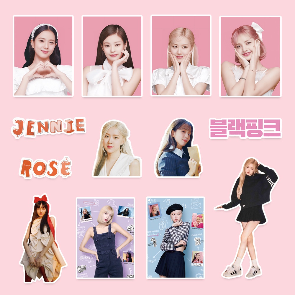 Blackpink Album LISA ROSE Stickers 2023 Coachella The Game Phone Laptop Luggage Sticker