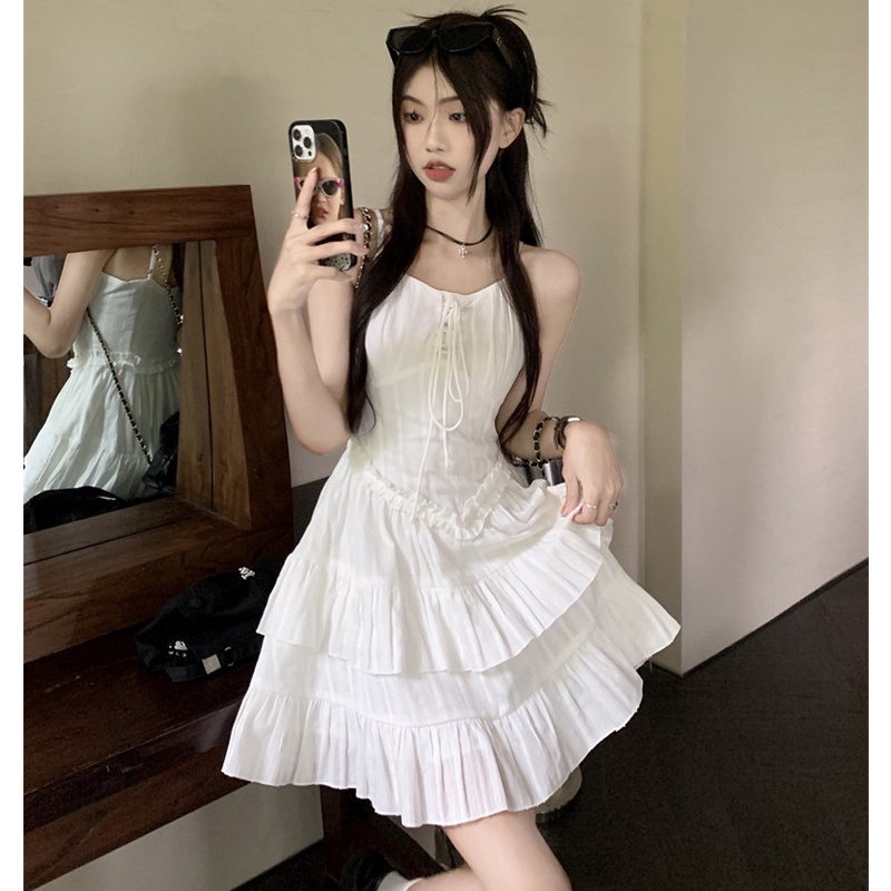 Đầm Hai Dây Thời Trang Mùa Hè Quyến Rũ Cho Nữ