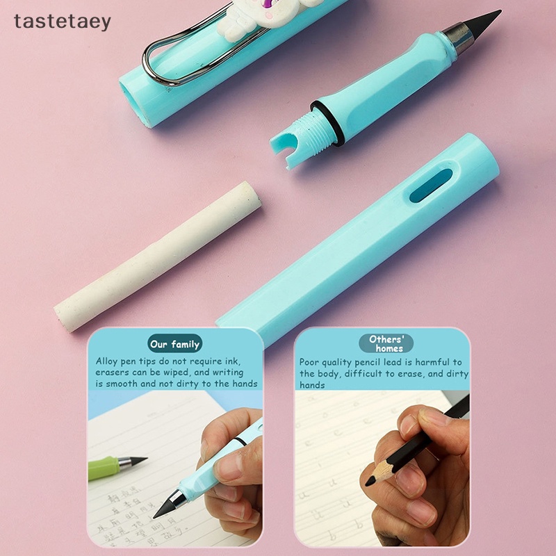 Ngon không giới hạn wrig eternal pencil không có mực phim hoạt hình động vật bút nghệ thuật phác thảo công cụ paing kid gift đồ dùng học tập văn phòng phẩm en