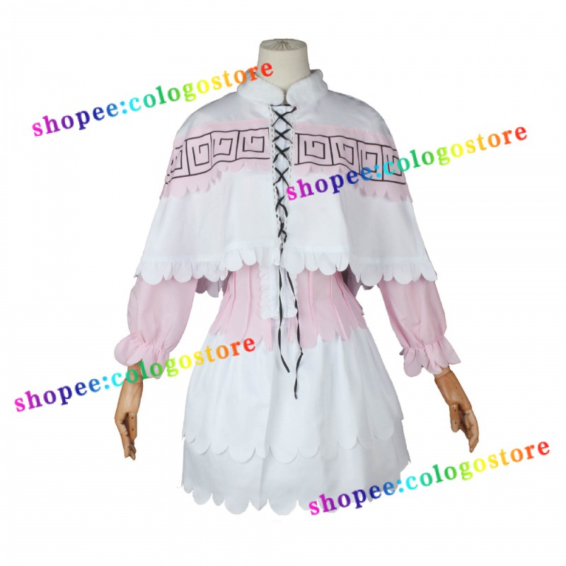 Anime miss kobayashi's dragon maid kamui kanna cosplay costume tóc giả đồng phục trang phục jk tạp dề váy áo sơ mi váy phụ nữ cô gái bữa tiệc halloween