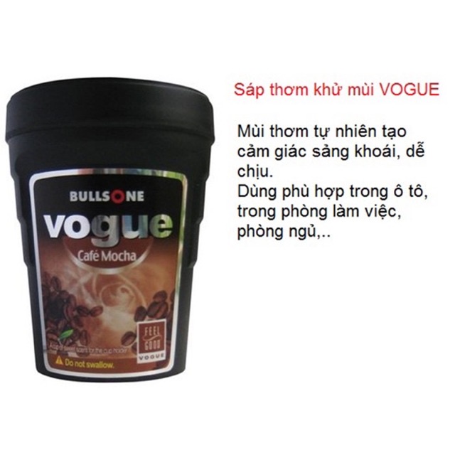 Cốc sáp thơm cafe mocha - sáp cafe trên xe hơi - nước hoa ô tô mùi cực thơm