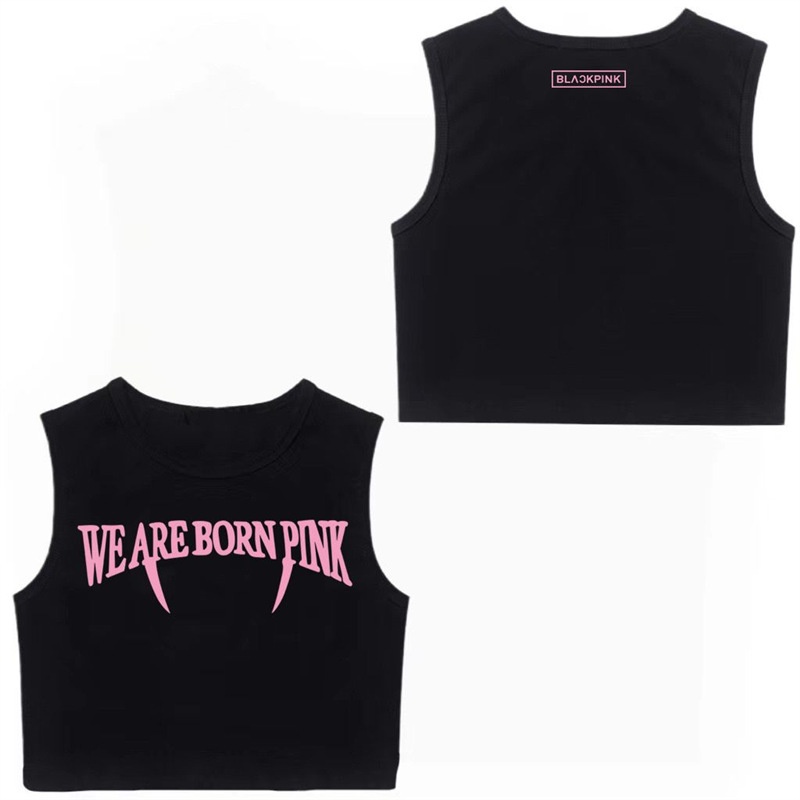 Áo BLACKPINK concert Vietnam 2023 kiểu dáng ngắn ngọt ngào hot girl áo nữ cotton