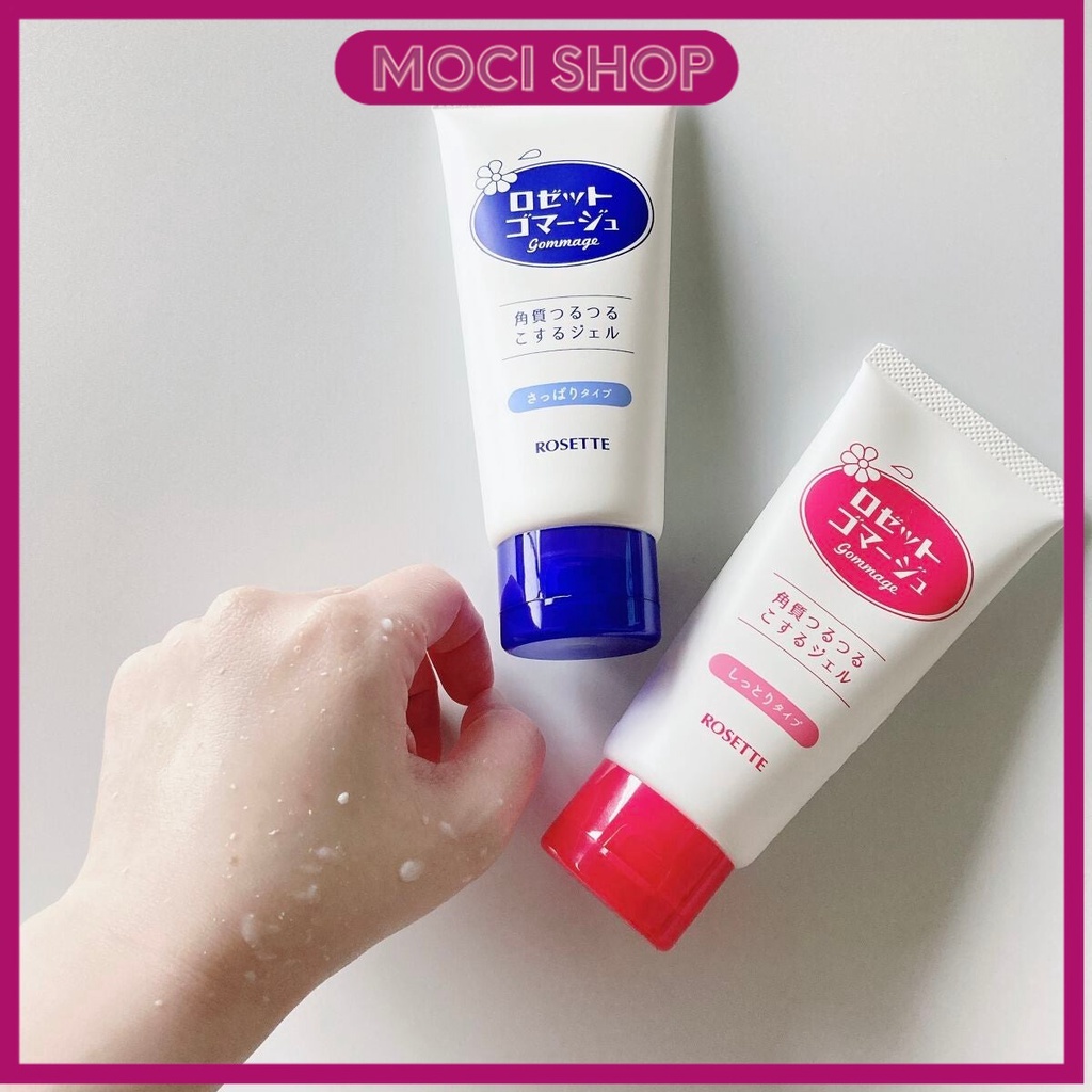 Gel tẩy tế bào chết Rosette Peeling Gel 120g chính hãng Nhật Bản “Moci Shop”