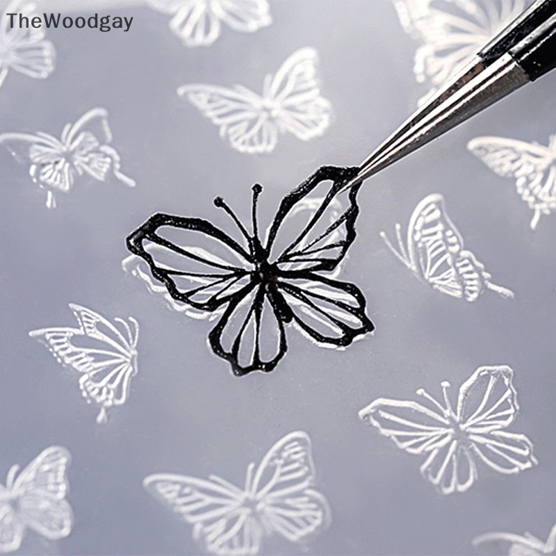 Thewoodgay 1pc relief sweater snowflake 3d acrylic khuôn ảnh khung ảnh silicone nail art nails diy nail art templates nails mold en