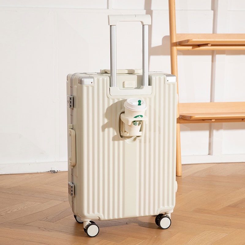 Moweikaidi khung nhôm đa chức năng hành lý nữ vali nội trú 20 inch